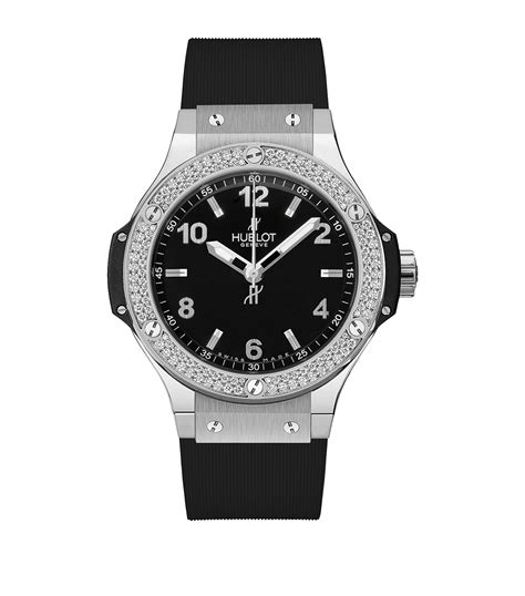 hublot diamond watch men's|big bang steel diamonds 38mm.